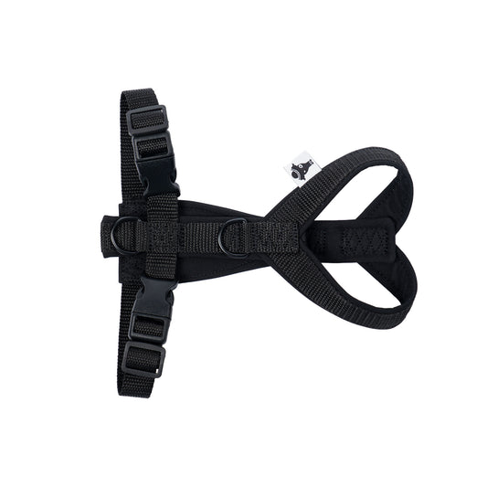 SOFTSHELL DOG ​​HARNESS for Dachshunds in All Black