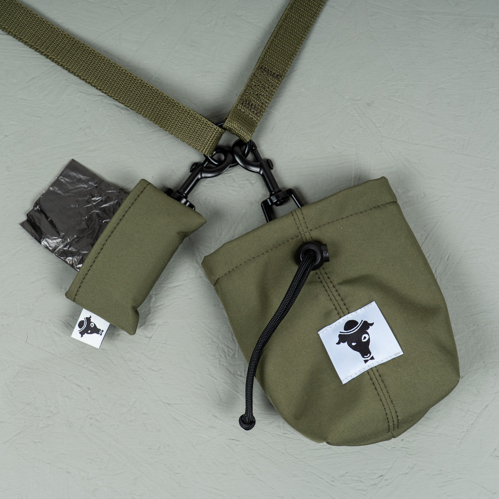 Softshell Kotbeutelhalter Dark Olive