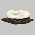 Load image into Gallery viewer, Teddy Hundeschlafsack Dunkelbraun
