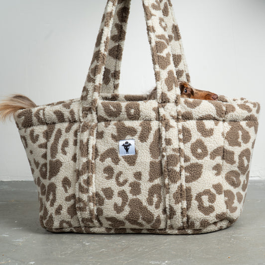 Teddy Shopper Leo Light- Rückzugsort unterwegs für Dackel, Windspiel, Zwergpudel, Zwergspitz, Whippet - Zwergdackel in der Tasche