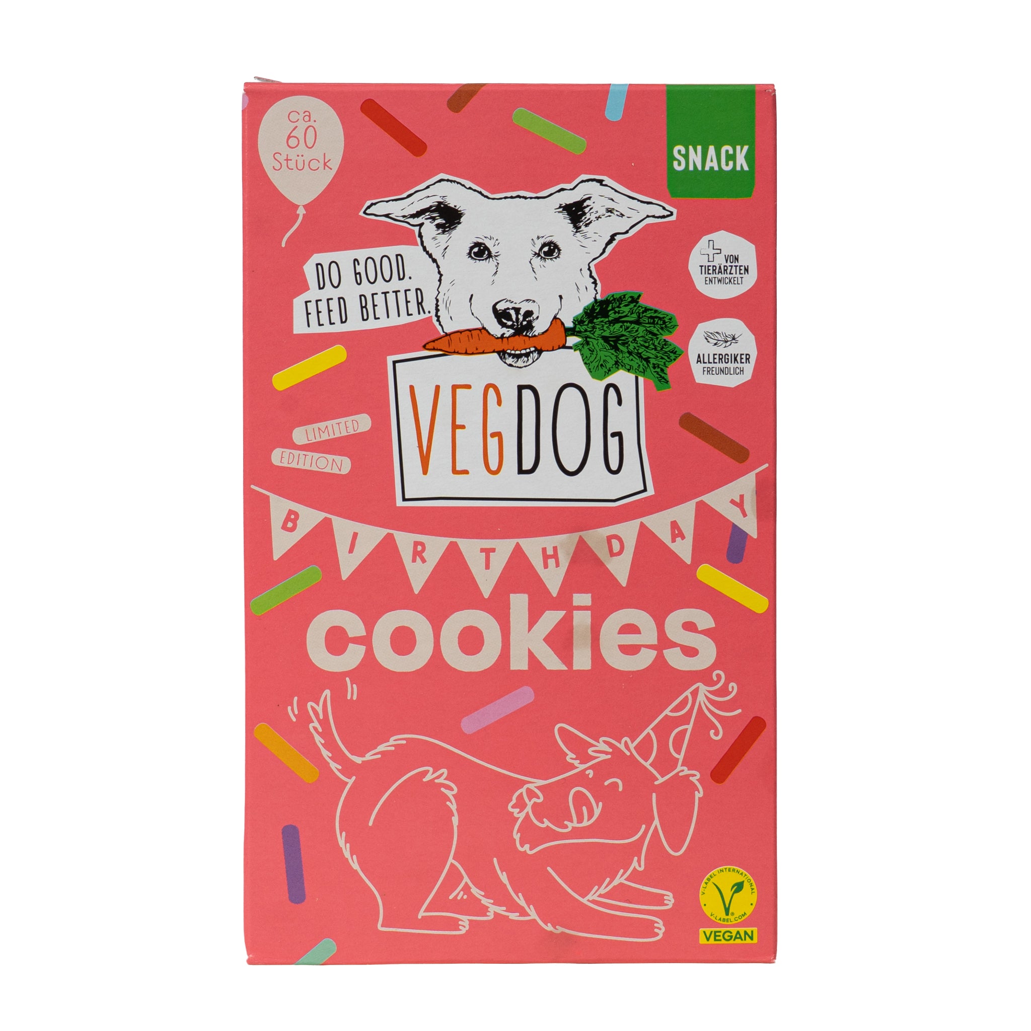 VEGDOG Birthday Cookies