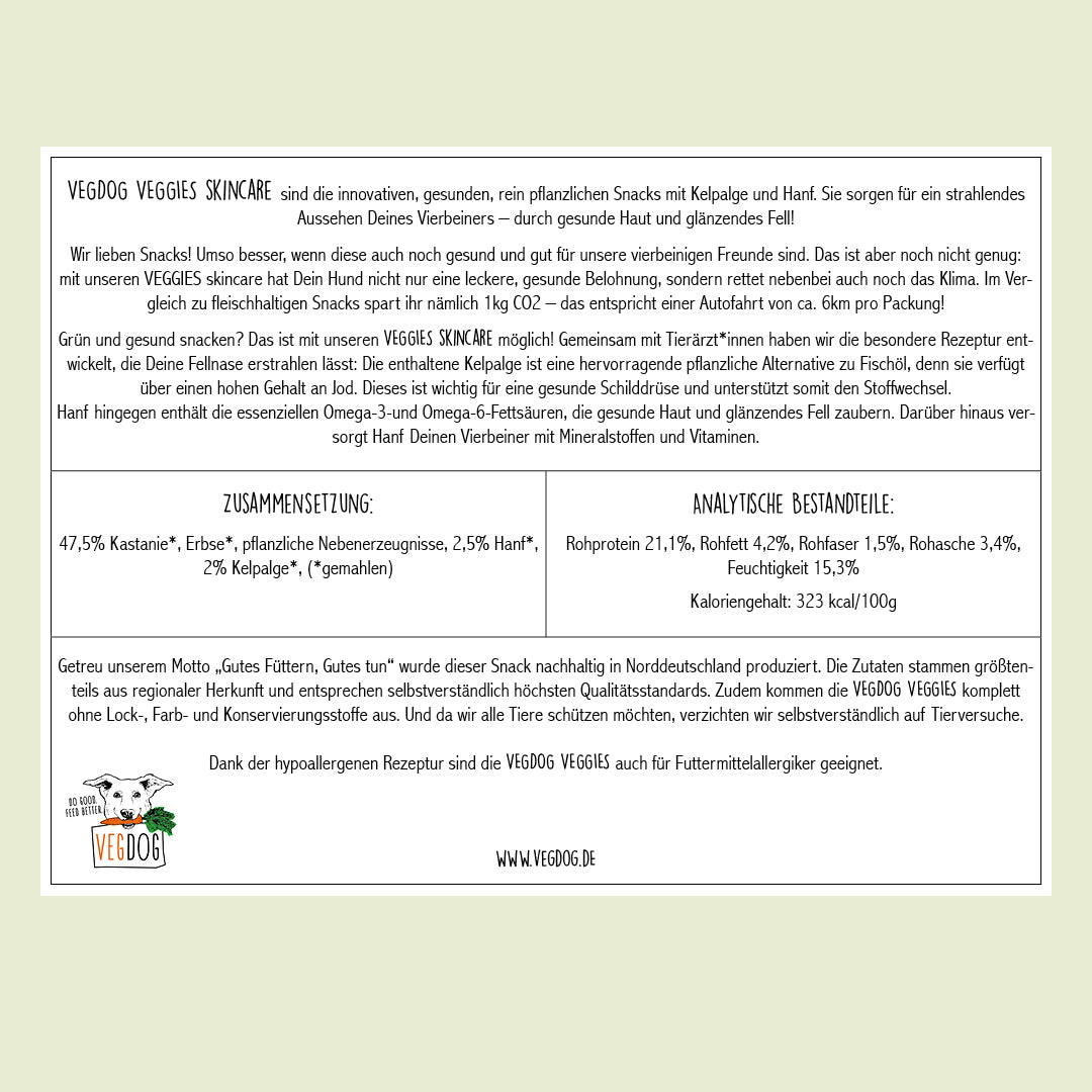 VEGDOG Veggies Skincare