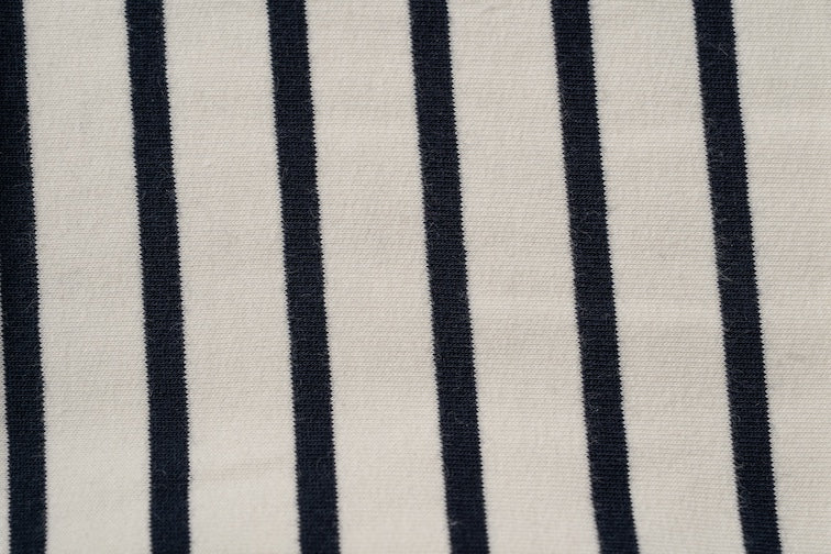 COTTON SHIRT Iggy Weiß gestreift