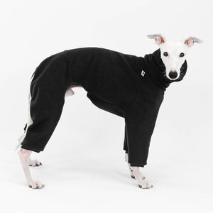 Whippet Overall Fleece Schwarz