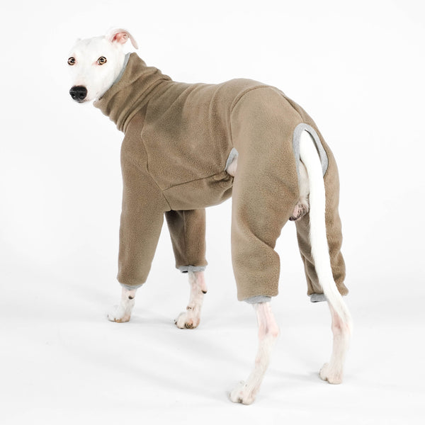 Whippet Fleece Overall Walnut