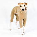 Load image into Gallery viewer, Whippet Fleece Overall Camel
