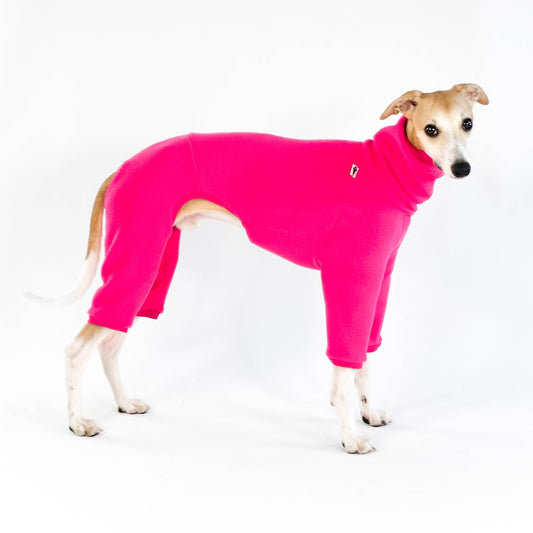 Whippet Fleece Overall Magenta