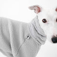 Load image into Gallery viewer, Whippet Teddy Overall Light Gray
