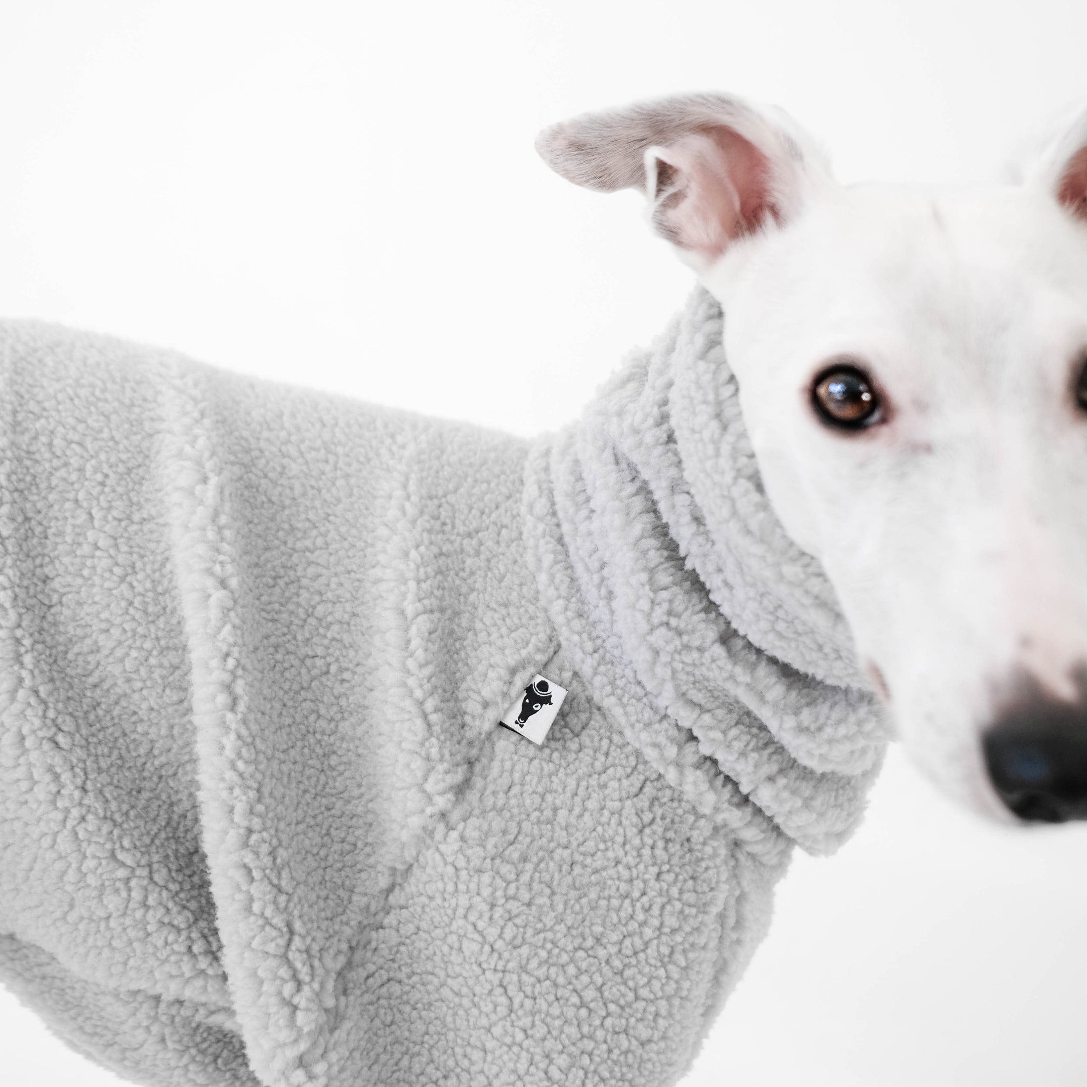 Whippet Teddy Overall Light Gray