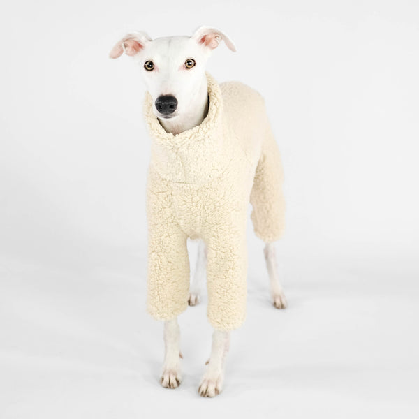 Whippet Winter Overall Creme