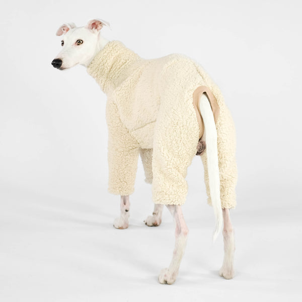 Whippet Winter Overall Creme