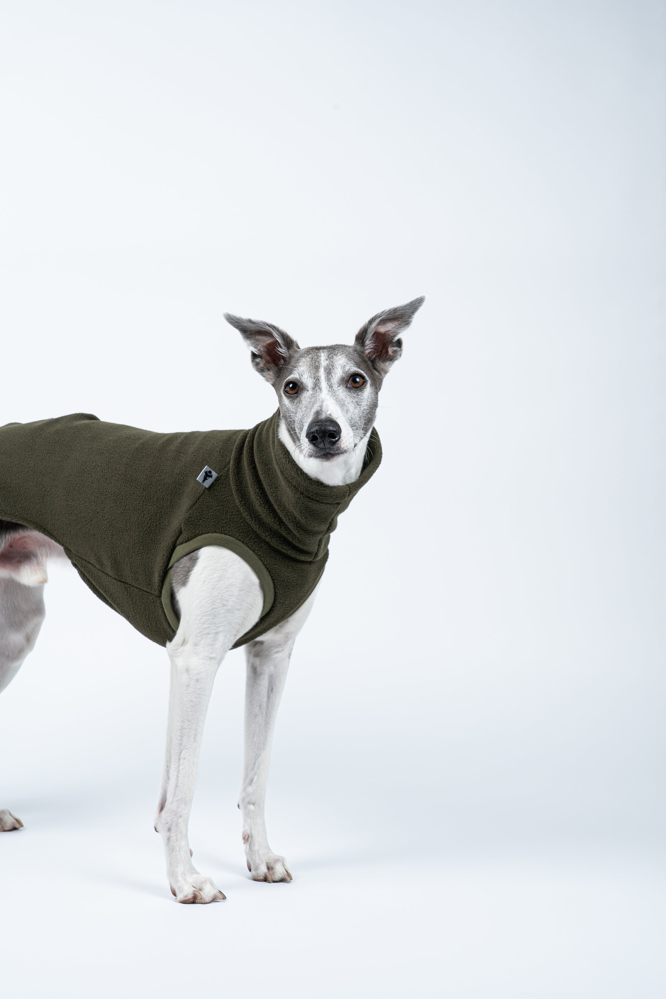 Feine Details: Long Shirt in Dark Olive mit sorgfältiger Nahtführung und passgenauem Schnitt