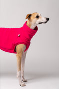 Load image into Gallery viewer, Detailaufnahme Fleece Shirt für Windhunde in Pink
