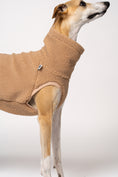 Load image into Gallery viewer, Windhundmode für den Winter – Teddy Camel Long Shirt für Whippets

