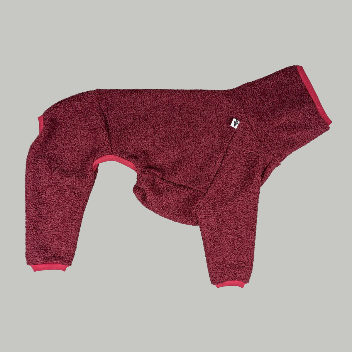 WINTER OVERALL 2.0 Windhund Weinrot