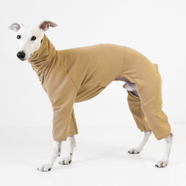 Cotton Collection Camel jumpsuit for whippets 