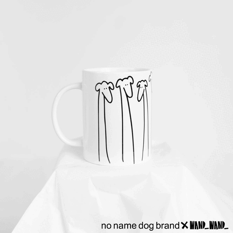 Large mug with exclusive design 'Dogs'